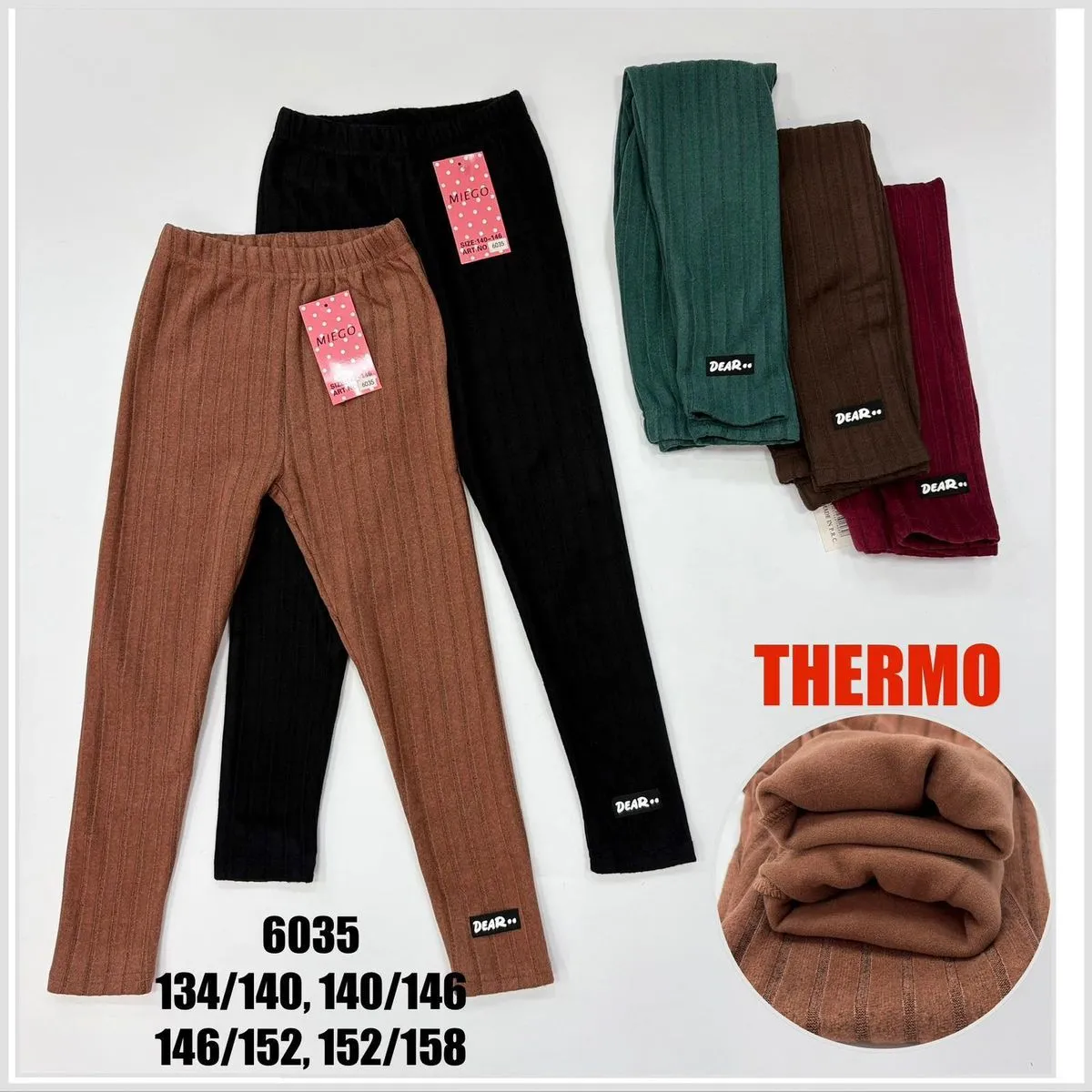 Legginsy Thermo dla Dzieci 6035
