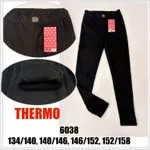 Leggingsy Thermo dla Dzieci Czarne 6038