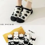 Skarpetki damskie COSASAS panda biała/czarna roz.