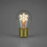 Lampka LED żarówka dekoracyjna płatek śniegu