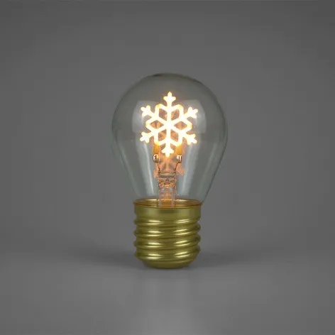 Lampka LED żarówka dekoracyjna płatek śniegu