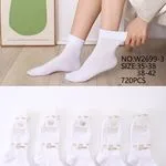 Skarpetki damskie białe Hang's Sock NO-W269 rozmiar