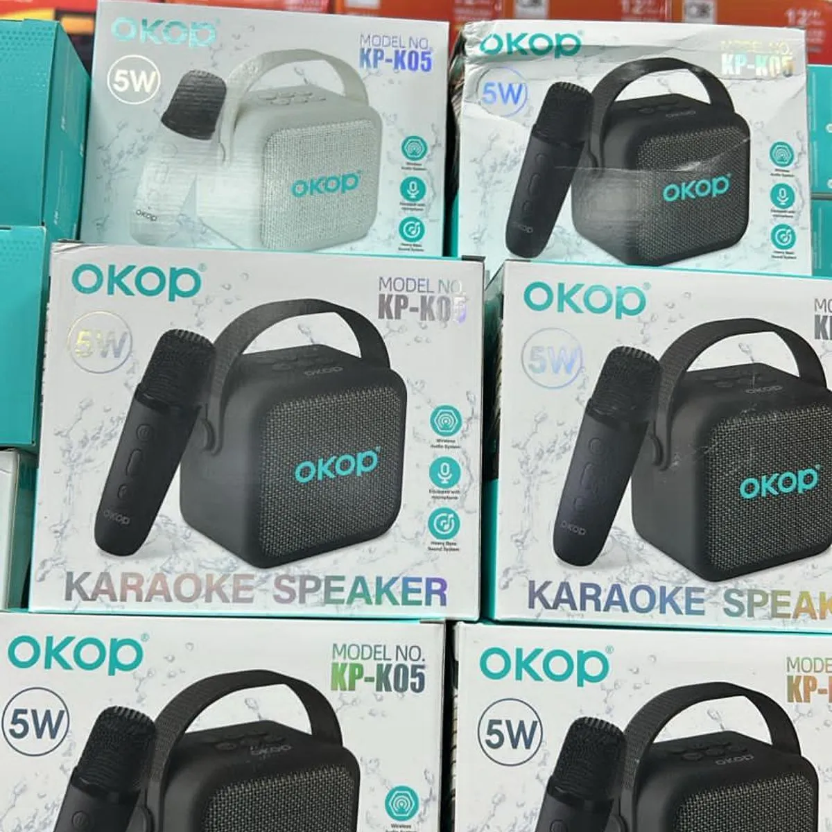 Głośnik Karaoke OKOP KP-805 5W z mikrofonem