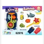 Zabawki do Kąpieli Bath Tub Zestaw Rybki 17x30 cm