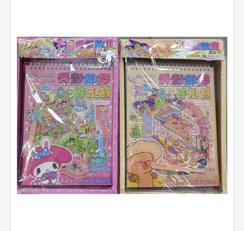 Zestaw kolorowanek z naklejkami Hello Kitty 40 szt