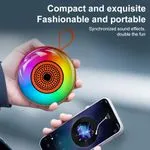 Głośnik Bluetooth RGB kulisty z paskiem