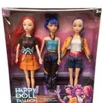 Zestaw 3 lalek Happy Doll HED149 Kpop styl 3+