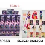 Lalka Cool Girl Kpop 5936B roz. 7,5x5x31,5cm