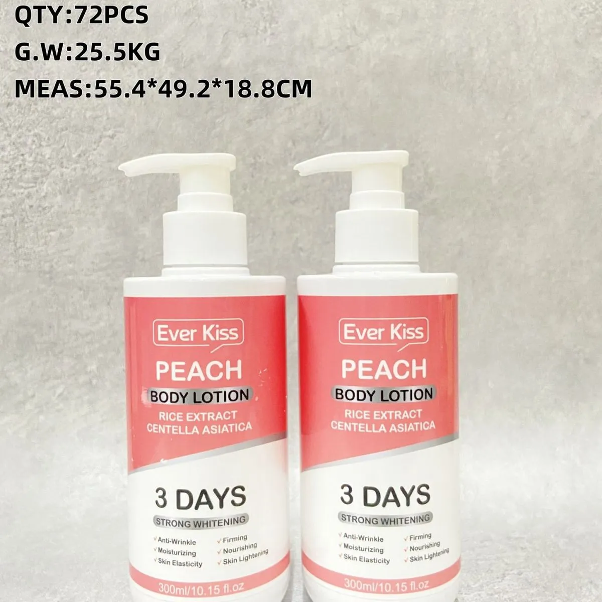 Balsam do ciała EverKiss Peach 300ml 3 dni whitening