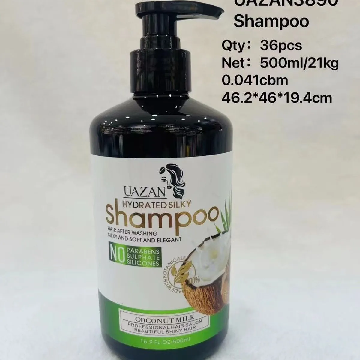 Szampon UAZAN Silk Hydrating Coconut Hair Milk 500ml