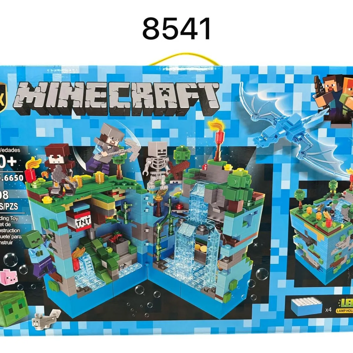 Klocki Magnetic Minecraft LED 8541 969 pcs