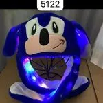 Czapka Sonic z podświetleniem LED niebieska