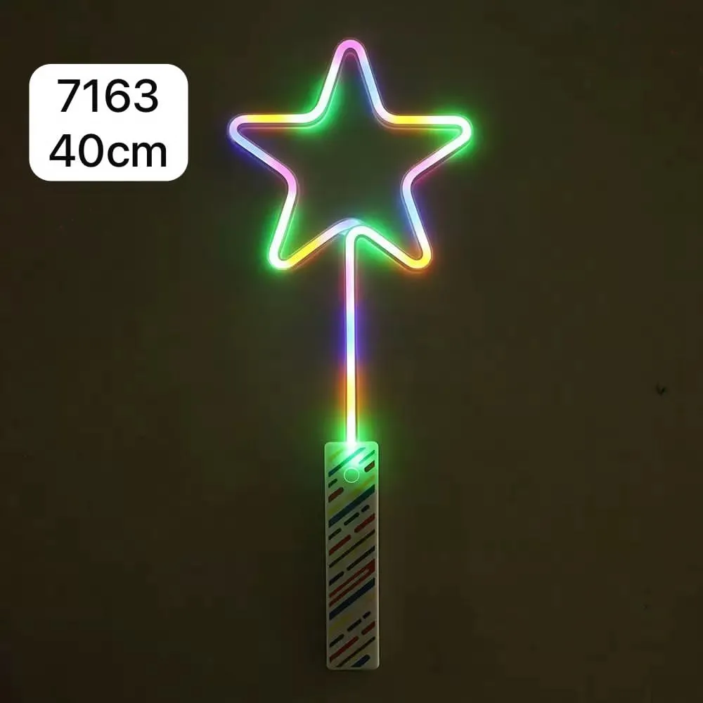 Różdżka LED 40cm wielokolorowa ze światłem