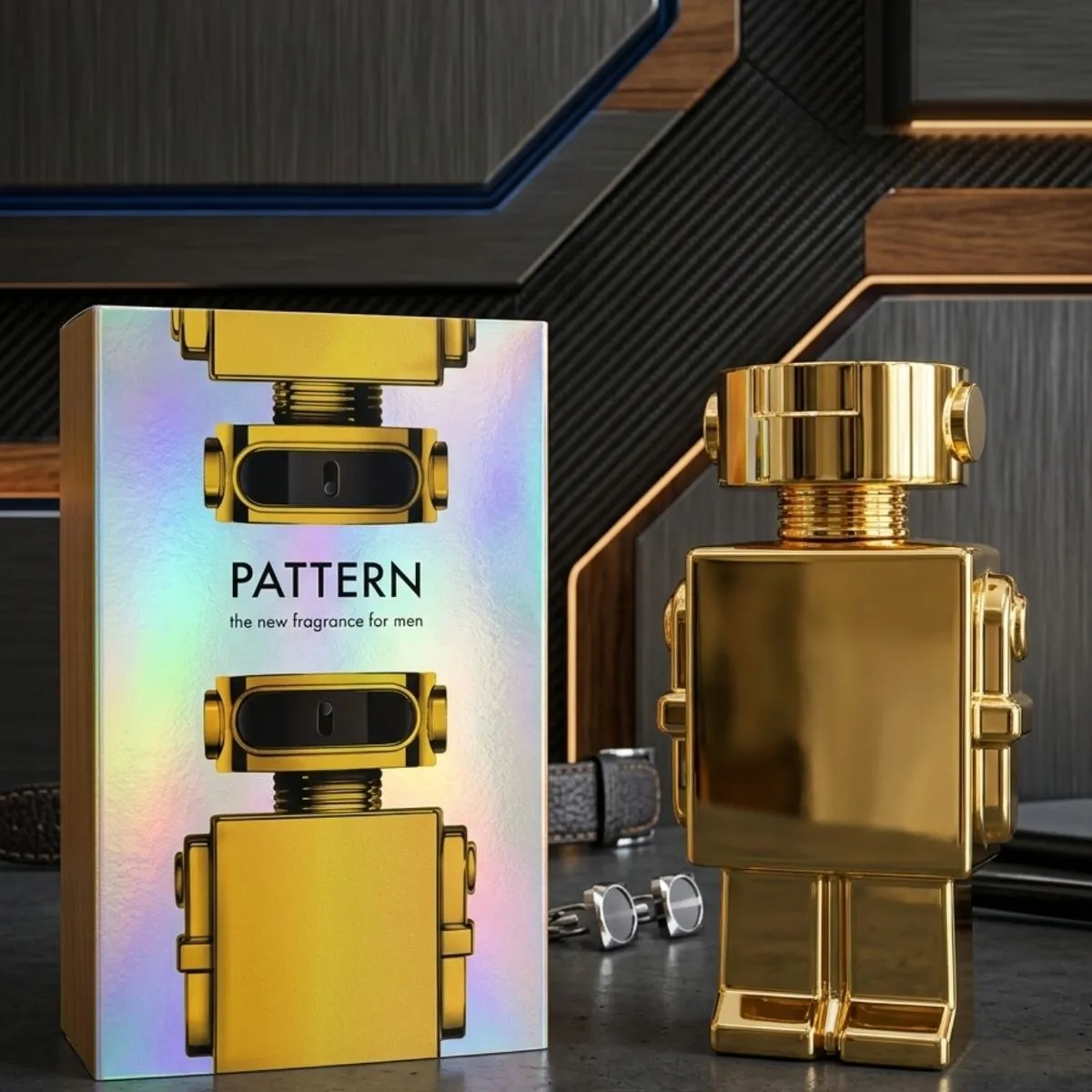 Perfumy Pattern Men 100ml męskie złoty flakon