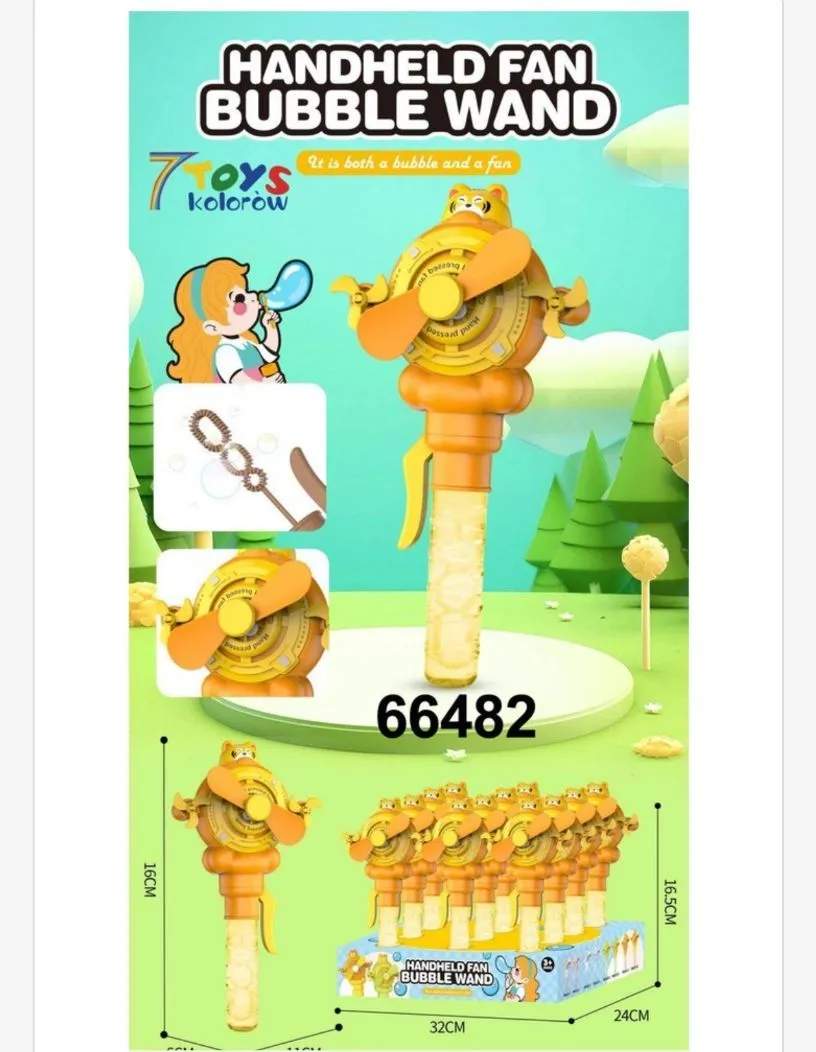 Różdżka do Baniek Mydlanych z Postacią Lwa 32cm