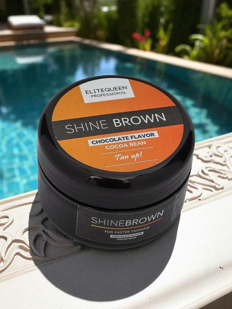 Shine Brown Chocolate Skin Taming Cream 100g EliteQueen