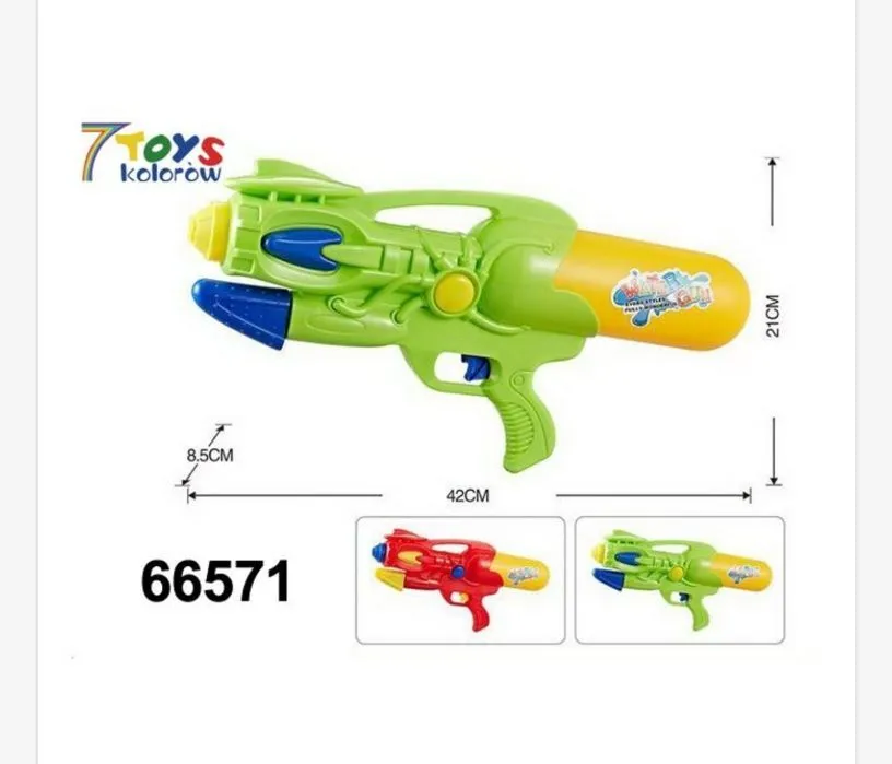 Pistolety na wodę 42 cm zielony/żółty 66571
