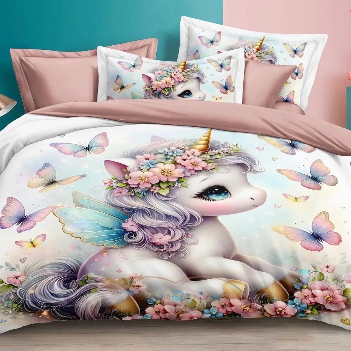 Komplet Pościeli 3el. Stan Faktyczny z Unicorn 160/200