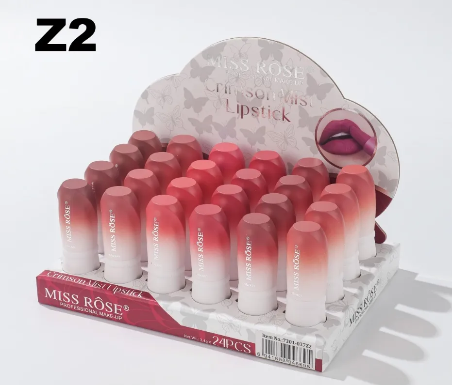 Miss Rose Matte Lipstick Z22 24 szt