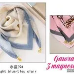 Chusta Damska Grawatka z Magnesem Light Blue