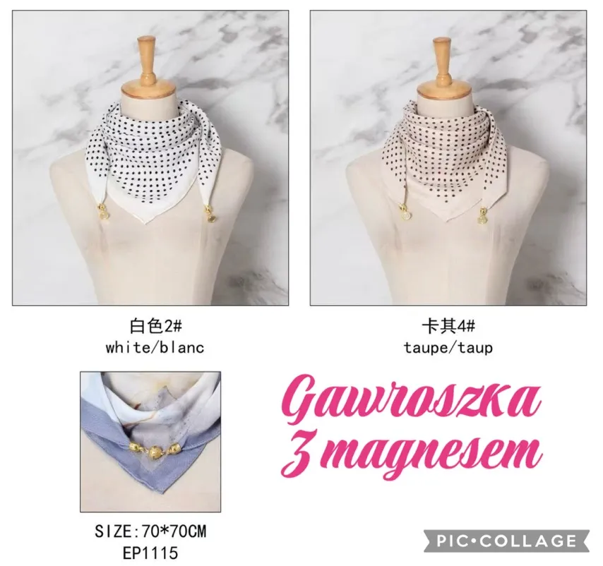 Chusta Damska z Magnesem Gawvrzoszka 70-70cm