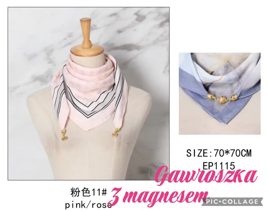 Chusta Damska z Magnesem Gawriuszka Rozm. 70-70cm
