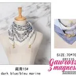 Chusta Damska z Magnesem FP115 granatowa