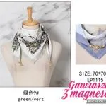 Chusta Damska z Magnesem Gawroszka Zielona Vert 70-70cm