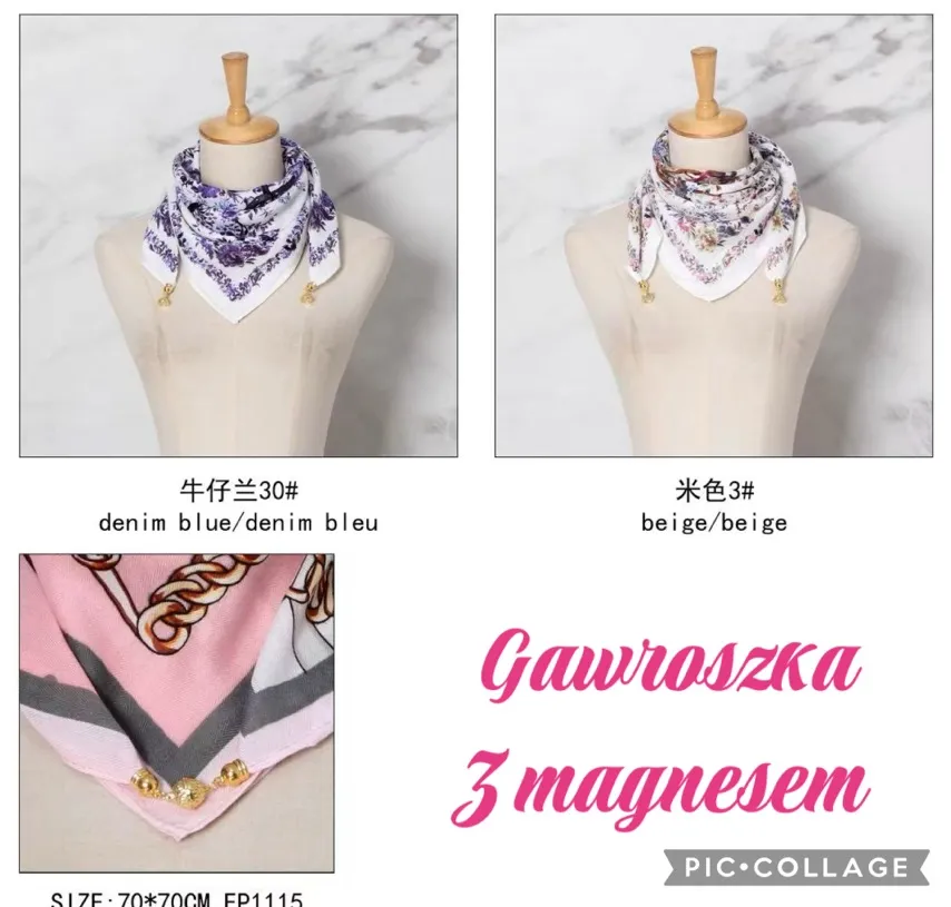 Chusta Damska z Magnesem Gawroszka 3 z Magnesem