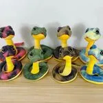Maskotka Pluszowa Wąż 22cm Mix Kolorów