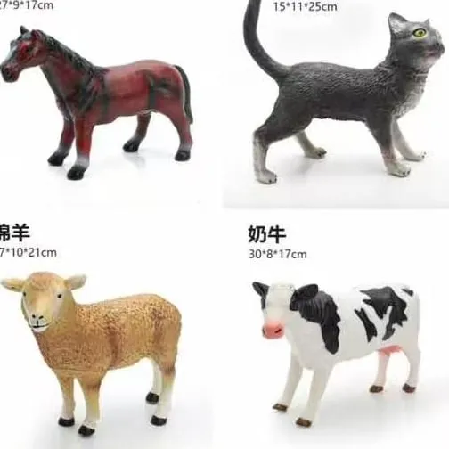 Zestaw Dużych Figurek Zwierząt Mix 6 szt. do 30cm
