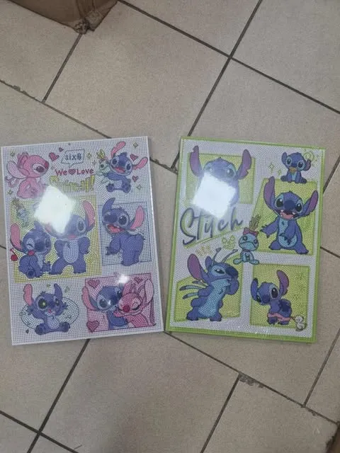 Diamentowe DIY Mozaika Stitch 6 szt. Mix Wzorów Lilo & Stitch