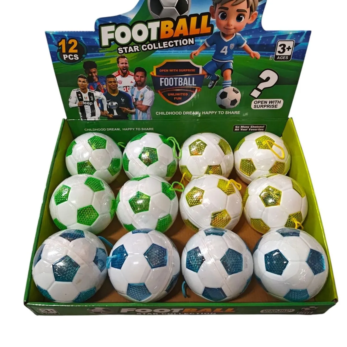 Kula Football Niespodzianka Piłka 12 szt. Football Star Collection