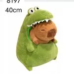 Maskotka Pluszowa Kapibara w Stroju Dinozaura 40cm