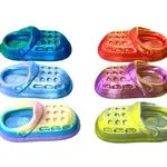 Zabawki 3D Brelok Buty Chodaki Kolorowe 24 szt.