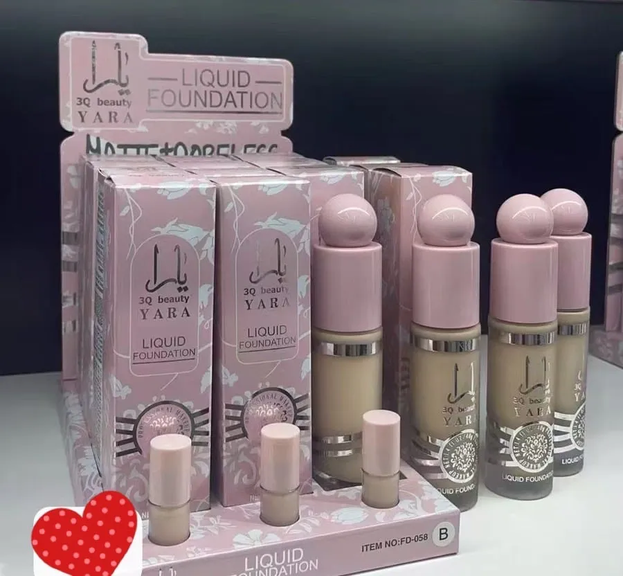 Podkład matujący YARA Liquid Foundation Matte Flawless - 12 szt.