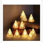 Ozdoba Świąteczna LED Choinka Kryształowa 5x6cm