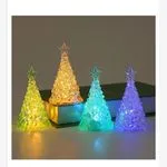 Ozdoba Świąteczna Choinka LED 6x10,50cm Kolorowa