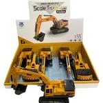 Samochód Scale Truck Koparka 1:55 Napęd Friction 6 szt.