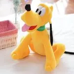Maskotka Pluszowa Pies Pluto 30cm z Zieloną Obrożą
