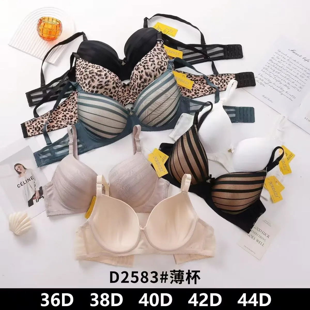 Biustonosz Damski Push-up D2583 Rozmiary 36D-44D