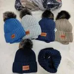 Komplet Czapki Komin DENIM dla Dzieci