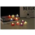Świece LED 4.3x4.20 cm kolorowe świecące