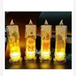 Świeca LED dekoracyjna 9.50cm świąteczna