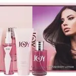 Zestaw prezentowy damski Joy: perfumy, balsam, mgiełka