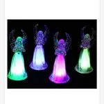 Lampki LED Aniołki 11,5 cm świecące wielokolorowo