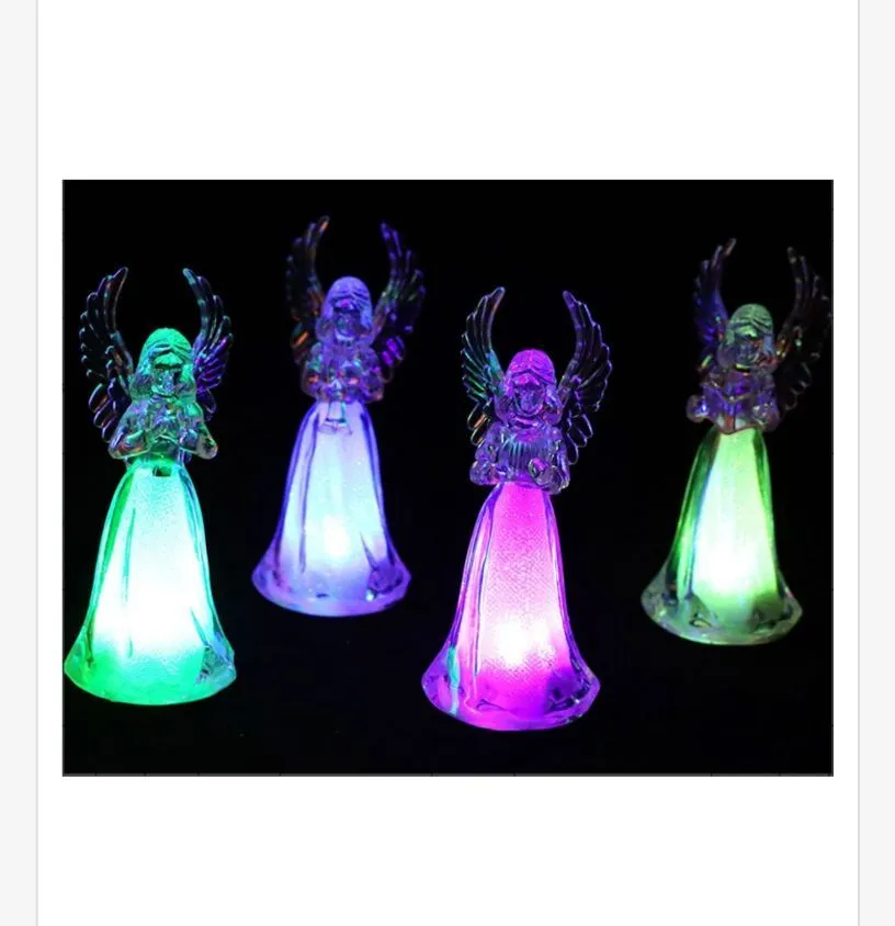 Lampki LED Aniołki 11,5 cm świecące wielokolorowo