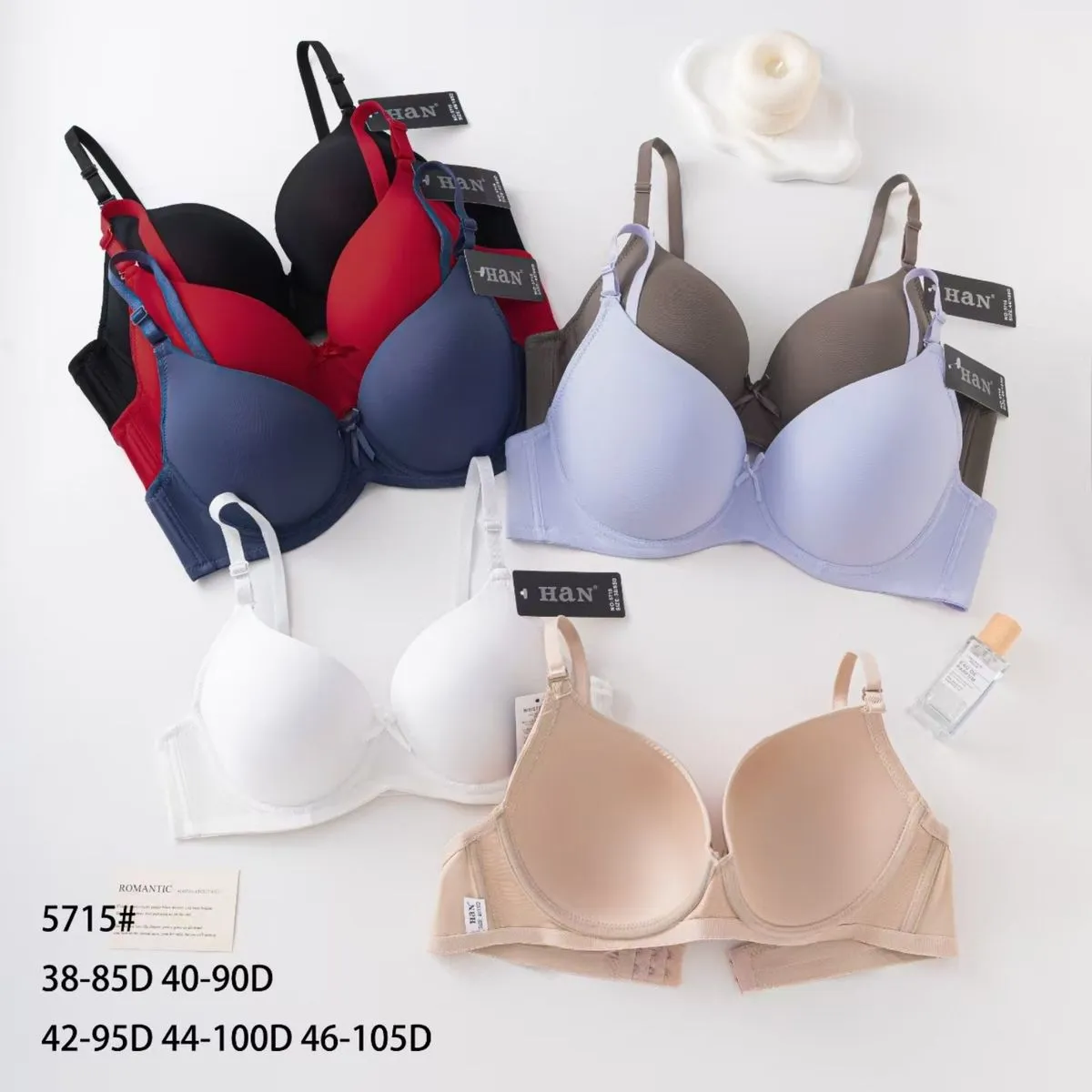 Biustonosz damski 75A-85D, 40-90, 42-95, 44-100, 46-105D