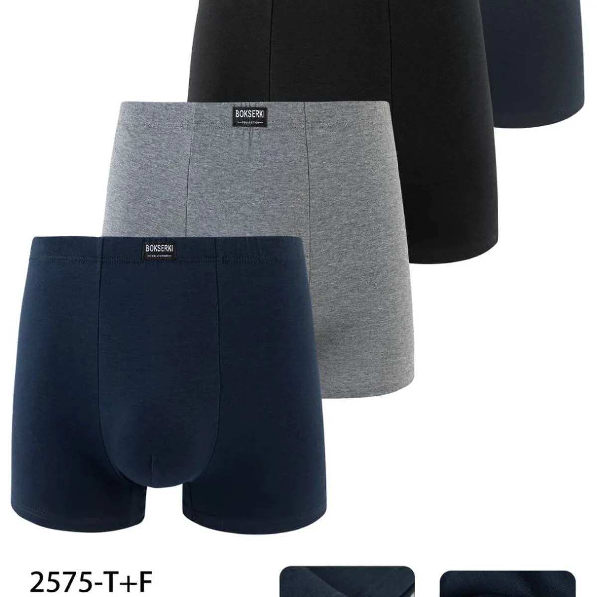 Bokserki męskie TOM.NY 2575+T+F 5 szt XL-XXL