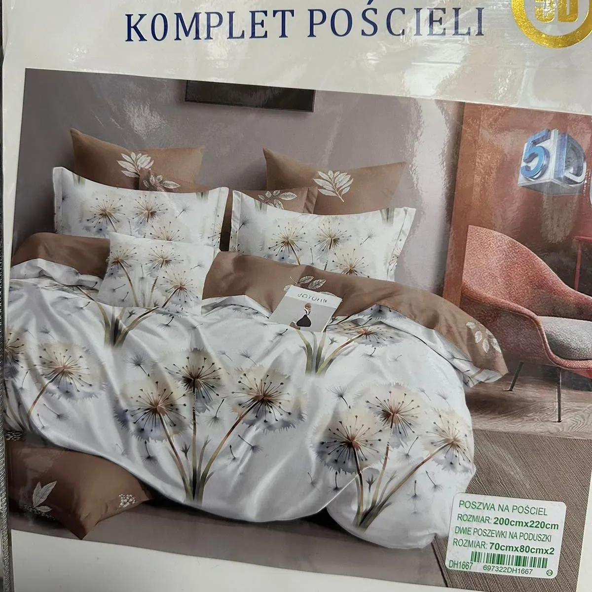 Komplet Pościeli 3CZ 200/220 RB Rui Bang